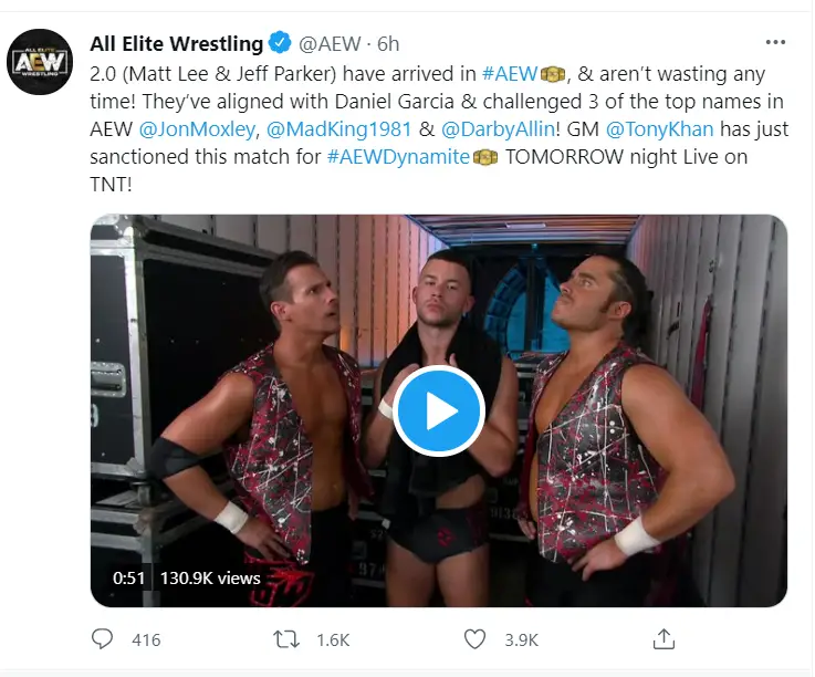 Aew twitter 2.0 ever rise